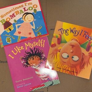 Scholastic Kids Books - Pink, Yellow, Orange Covers